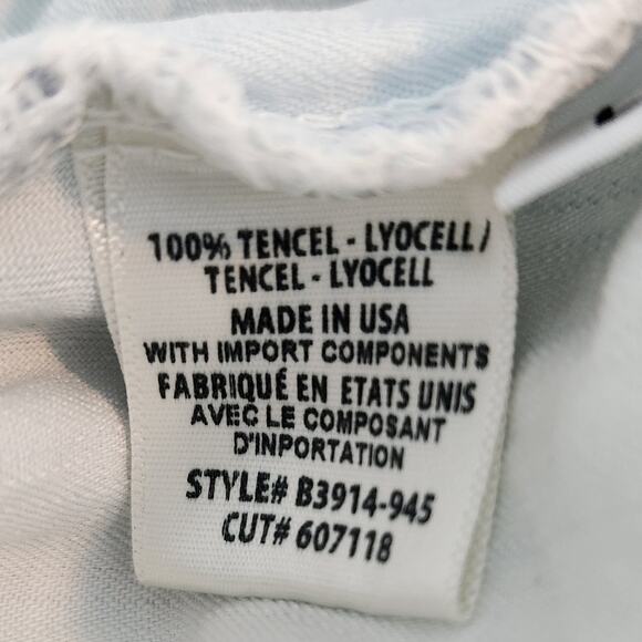 Bella Dahl Light Blue TENCEL Drawstring Shorts – Size Large - Picture 6 of 6